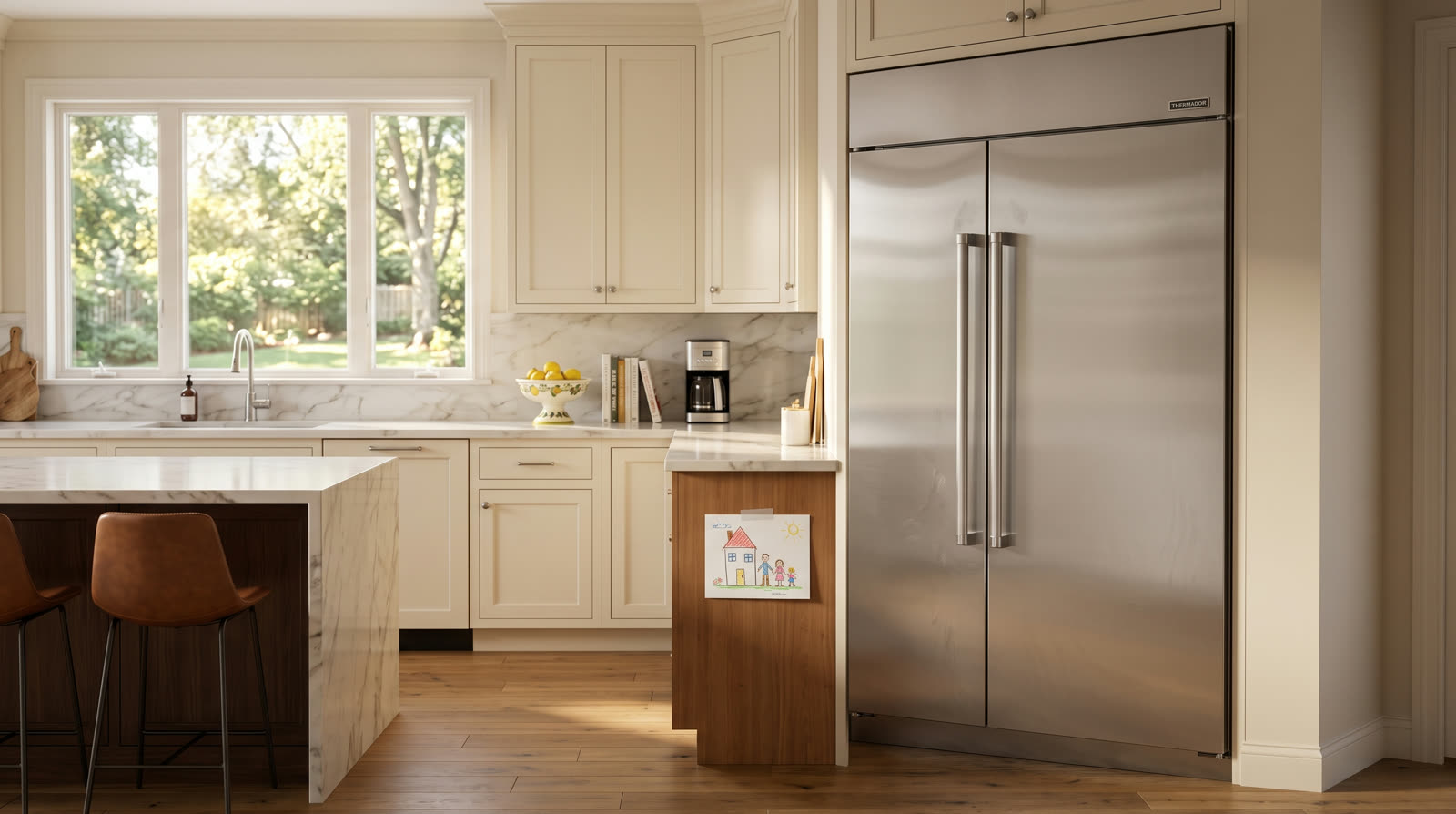 Built in Thermador refrigerator